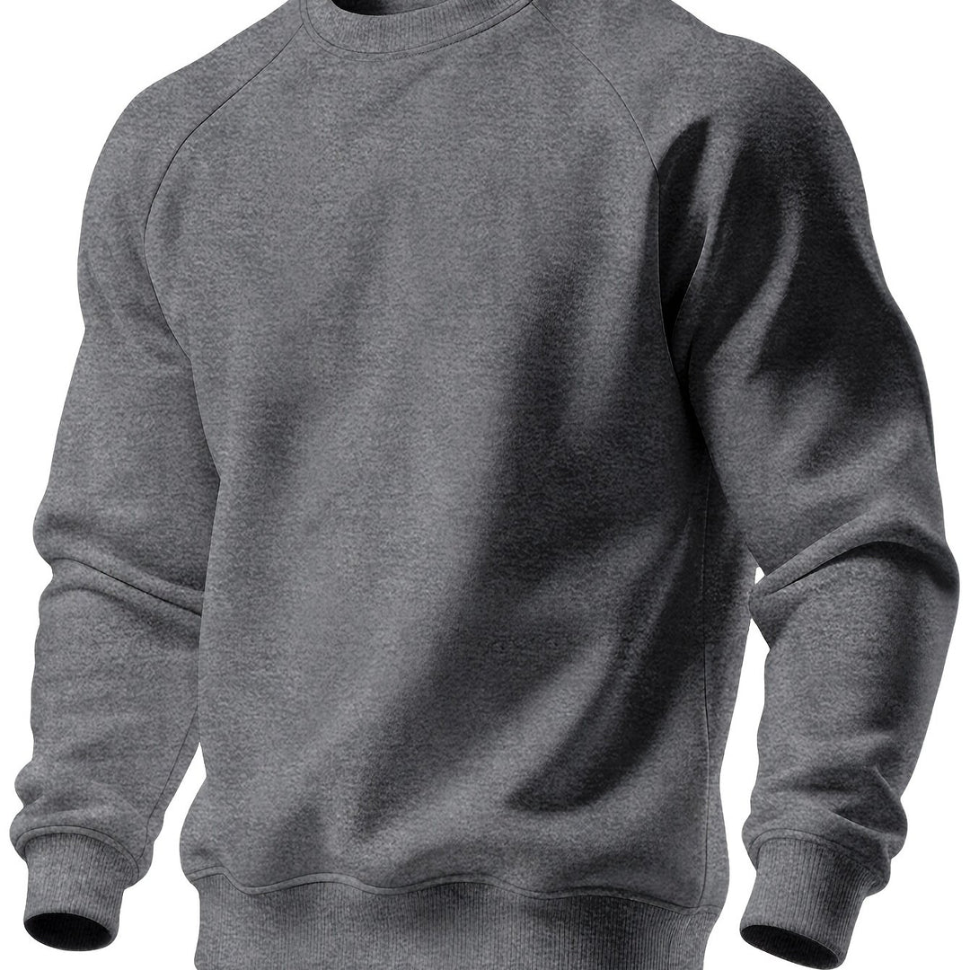 Merrick | Raglan-Sleeve Crew Neck Sweatshirt