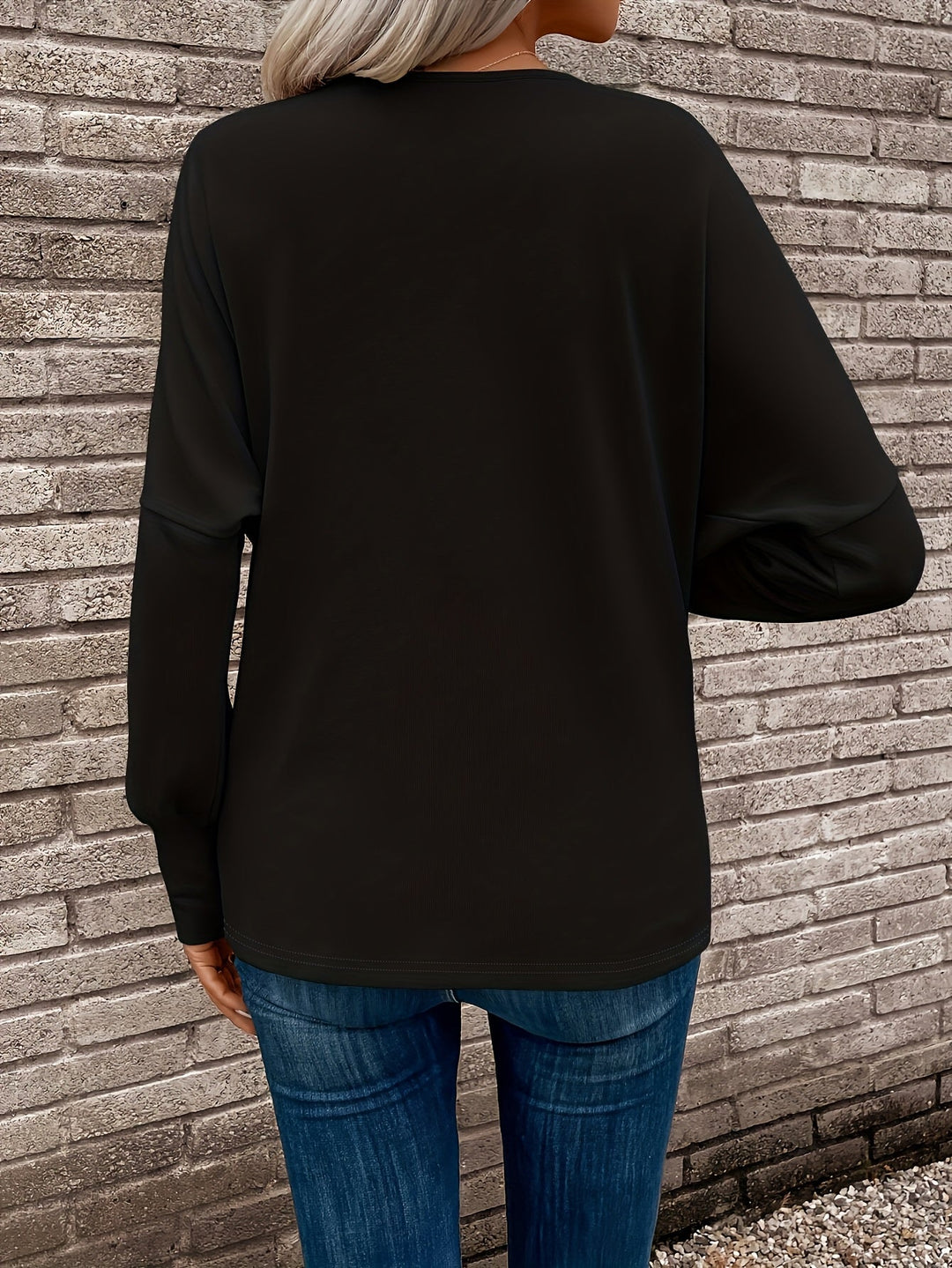 Rebecca | Relaxed Everyday Long-Sleeve Top