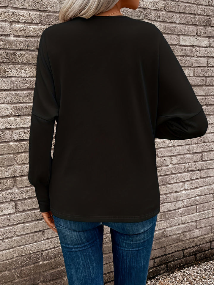Rebecca | Relaxed Everyday Long-Sleeve Top