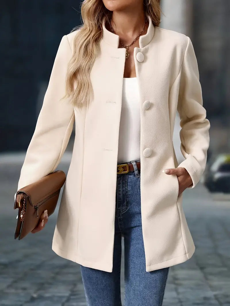 Antonia | Tailored Stand-Collar Coat
