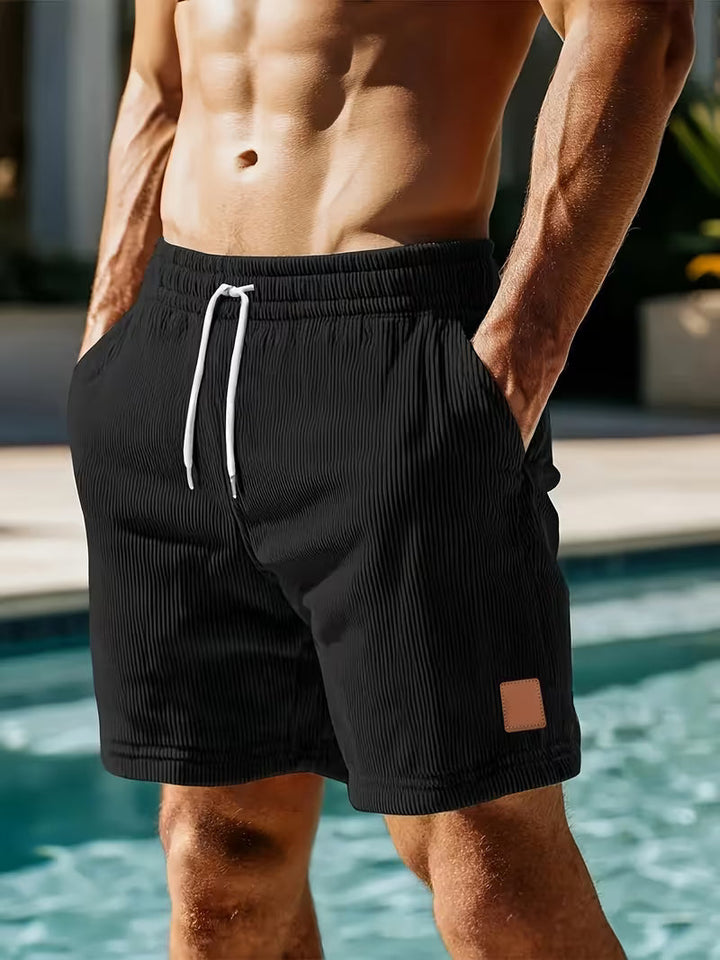 Luciano | Casual Corduroy Jogging Shorts