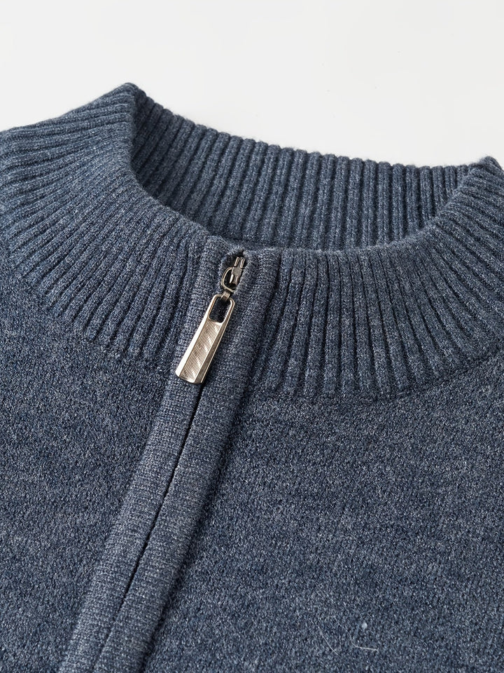 Gregory | Refined Half-Zip Sweater