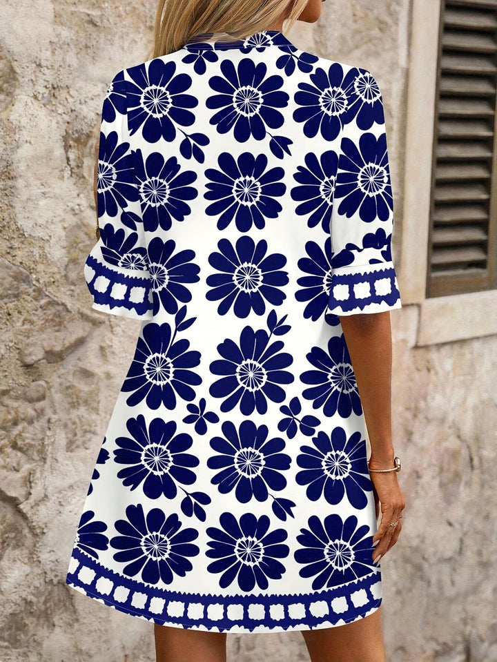 Fiona | Blossom Print Mini Dress