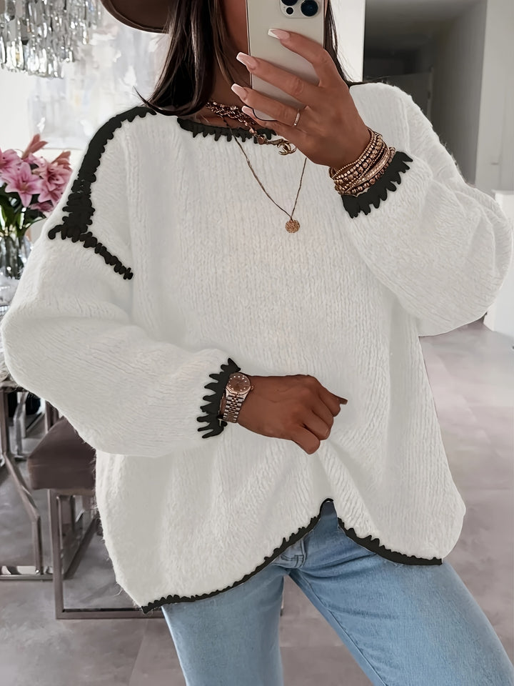 Corinna | Relaxed Boat-Neck Sweater