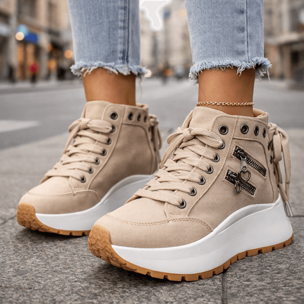 Thea | Premium High Cut Lace Shoes