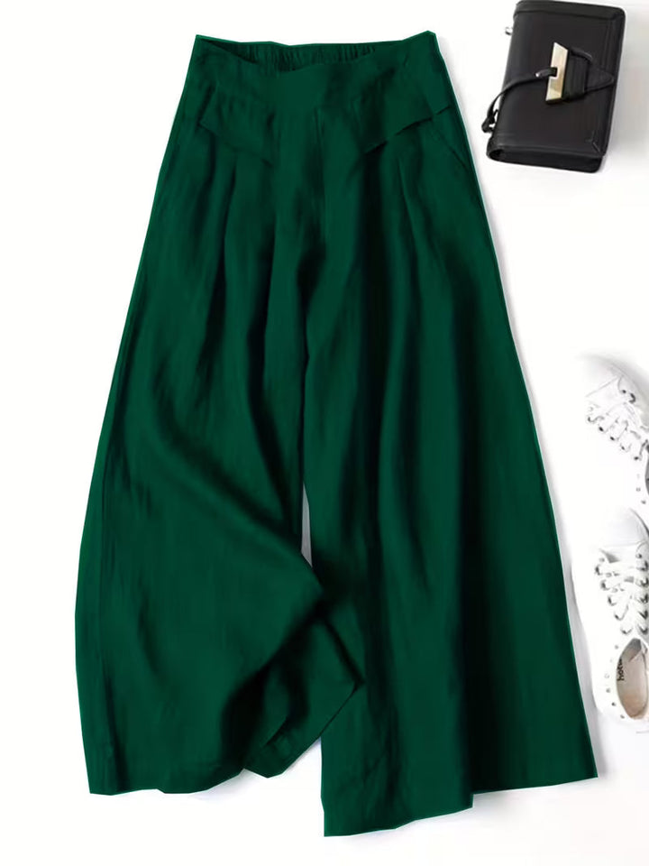 Valeria | Breathable Loose Wide-Leg Pants