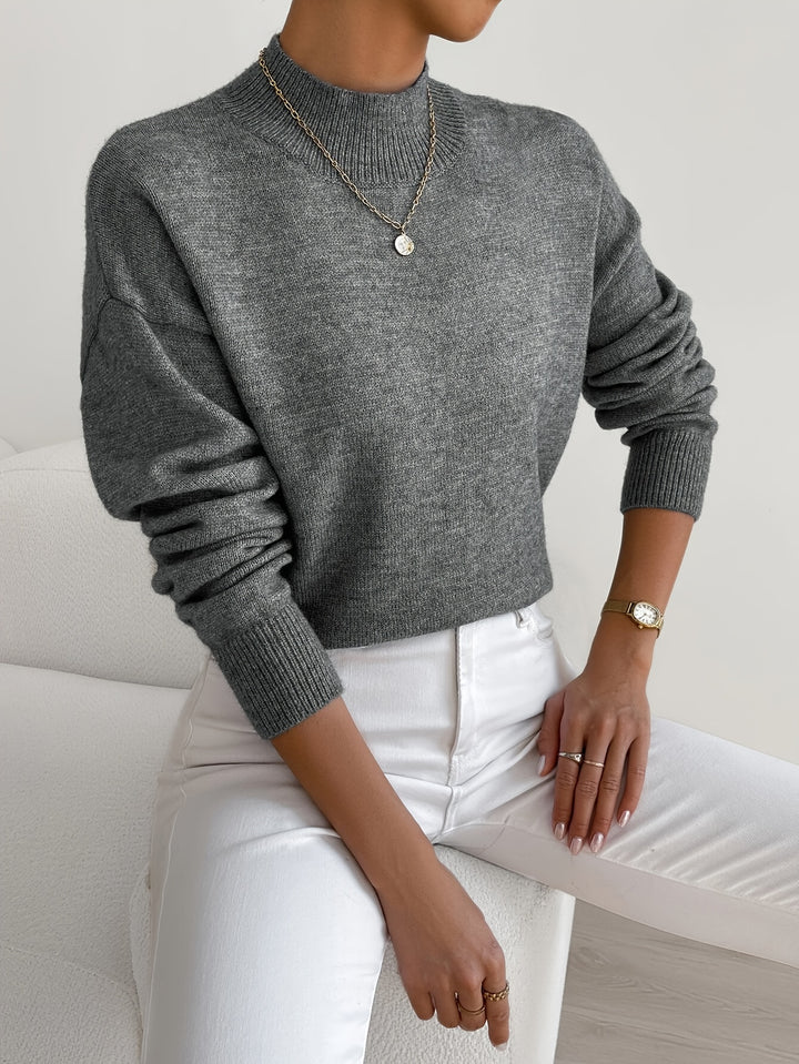 Lucille | Cozy Mock Neck Sweater