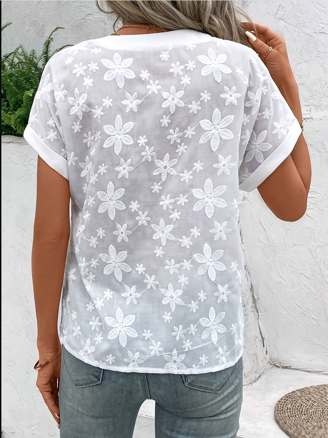Marielle | Elegant Floral Button Up Shirt