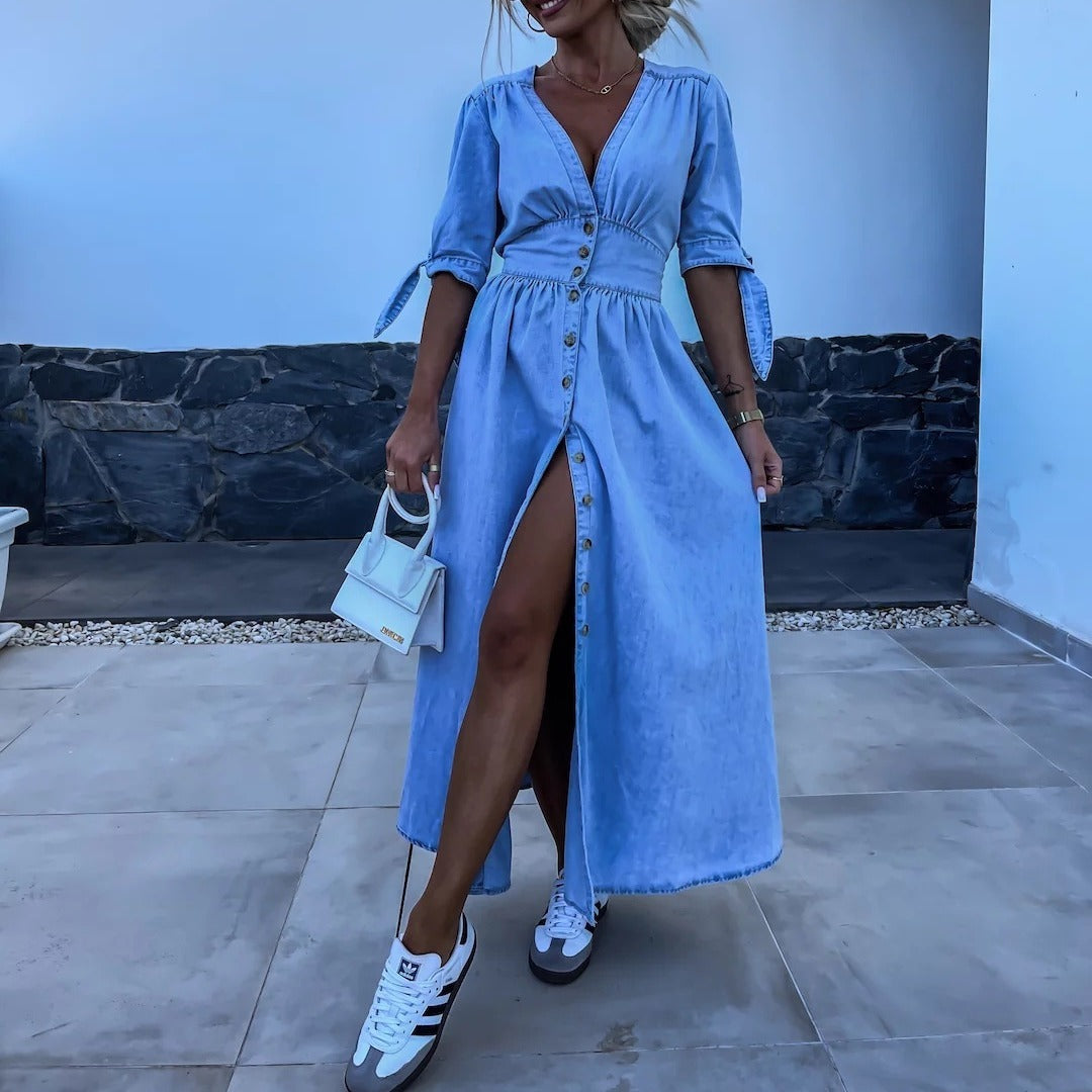 Queen | Sexy Denim Dress