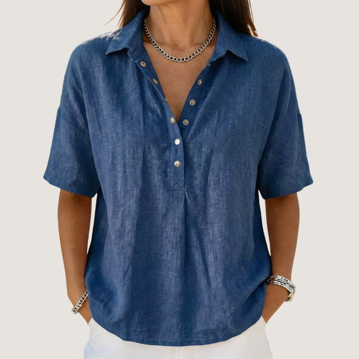 Bianca | Casual Button-Up Collar Shirt
