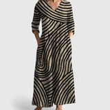 Olivia | Comfortable Geometric Style Dress