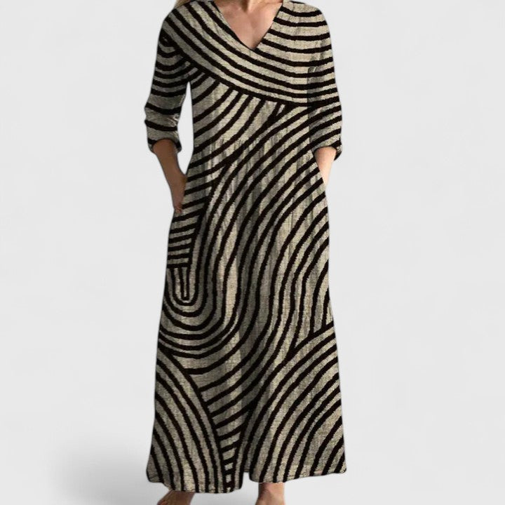 Olivia | Comfortable Geometric Style Dress