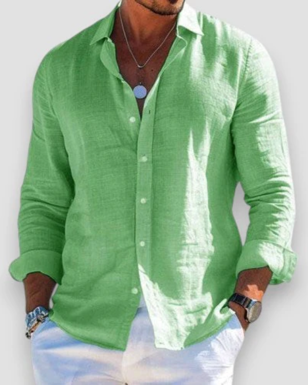Connor | Casual Summer Long Sleeve Shirt