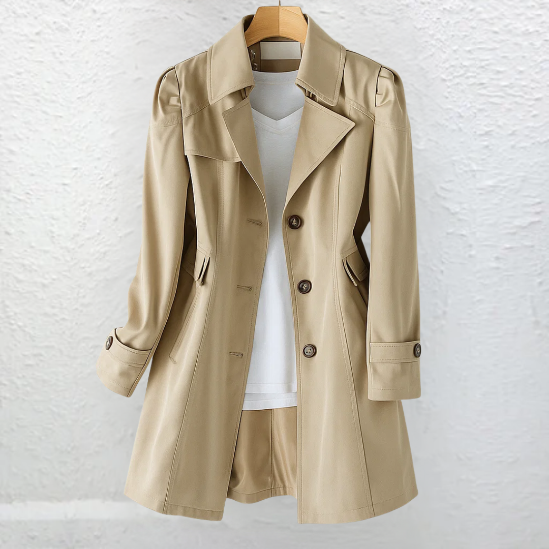 Noemie | Vintage Trench Collar Coat
