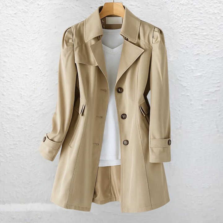 Noemie | Vintage Trench Collar Coat