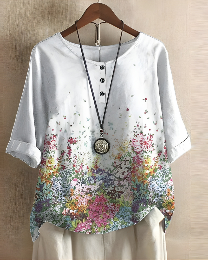 Giovanna | Relaxed Colorful Summer Boho Top