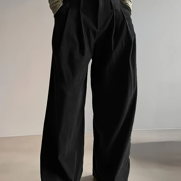 Harriet | Pleated Wide-Leg Pants