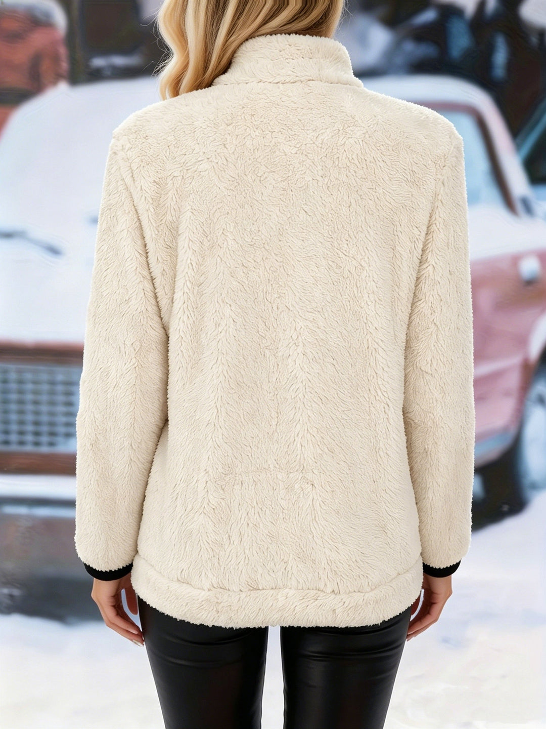 Marion | Cosy Plush Zip-Up Jacket