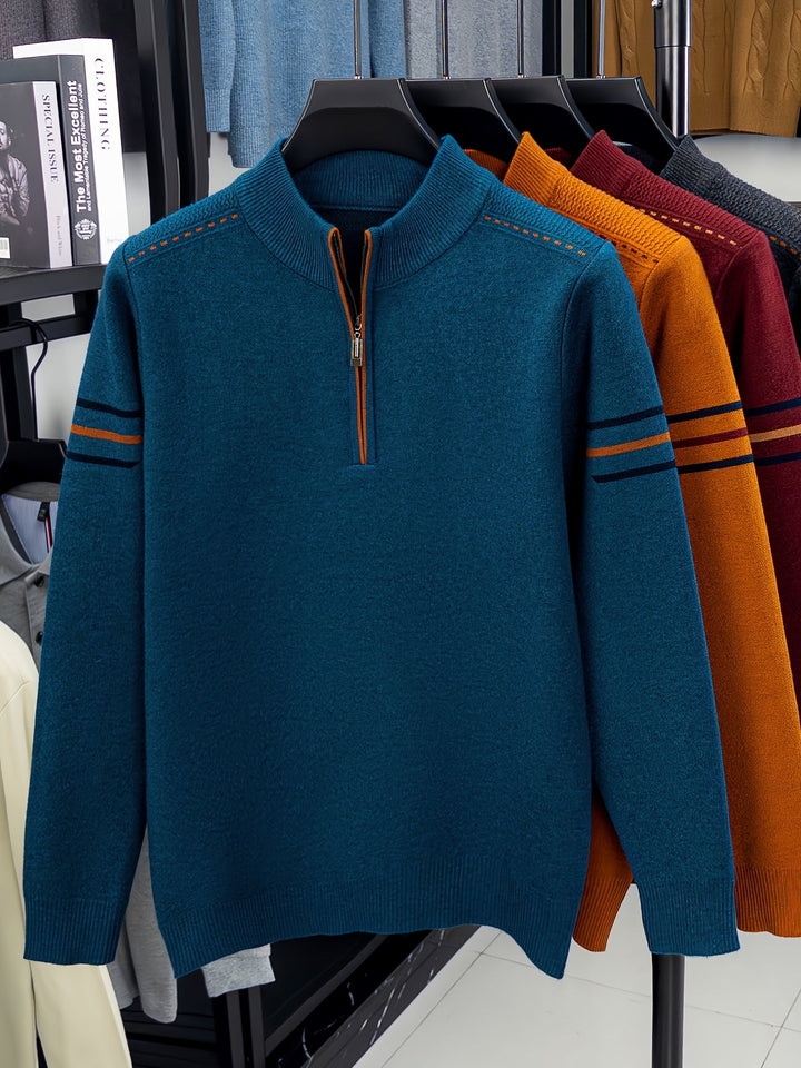 Malcolm | Half-Zip Knit Sweater
