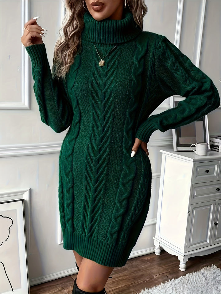 Della | Cable-Knit Sweater Dress