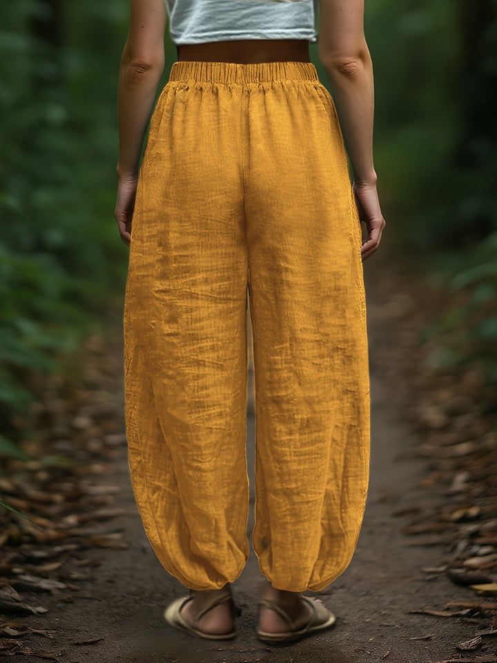 Maya | Relaxed Drawstring Harem Trousers