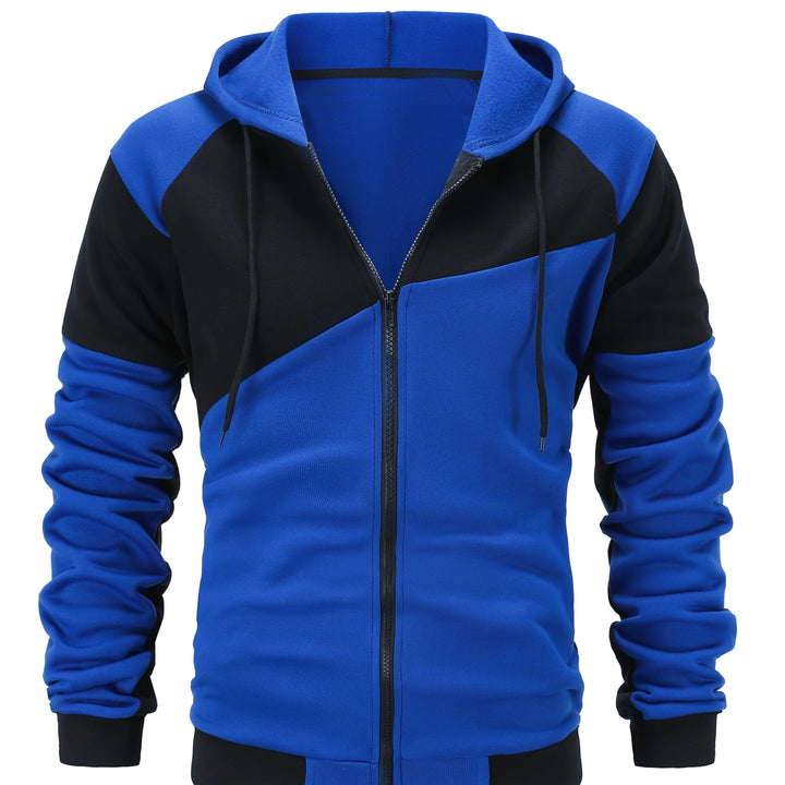 Bexley | Colour Block Zip-Up Hooded Jacket