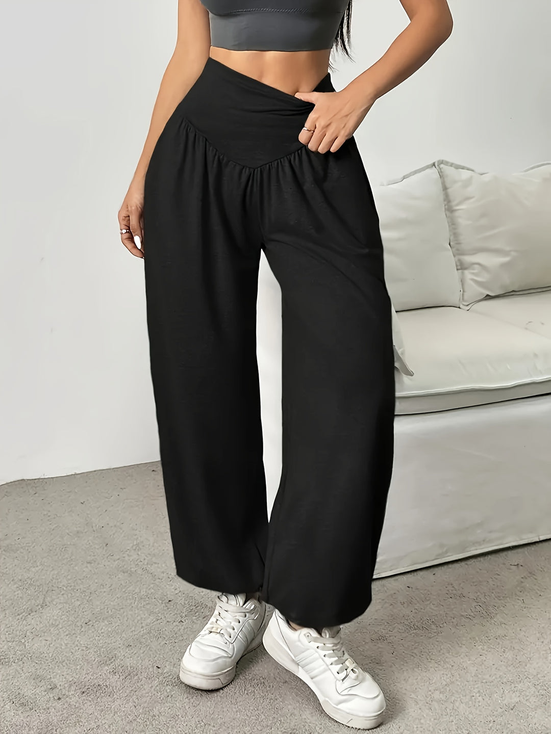 Marlise | Relaxed High-Waist Wide-Leg Pants