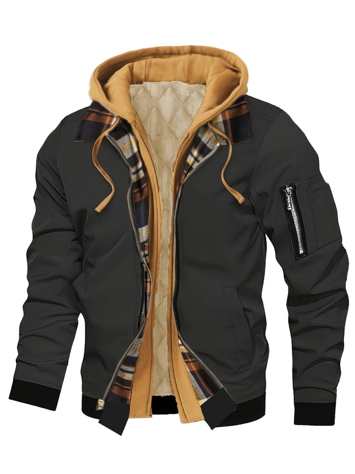 Silas | Hooded Layered Jacket