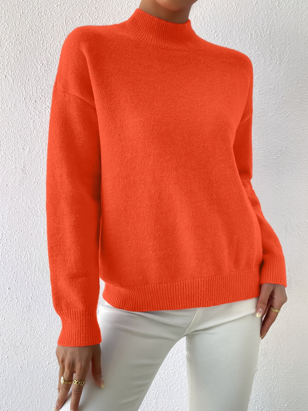 Lucille | Cozy Mock Neck Sweater