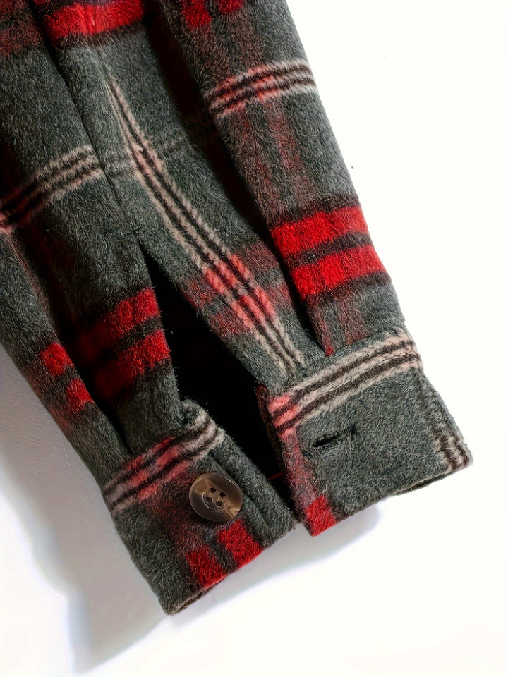 Callister | Christmas Hooded Plaid Overshirt