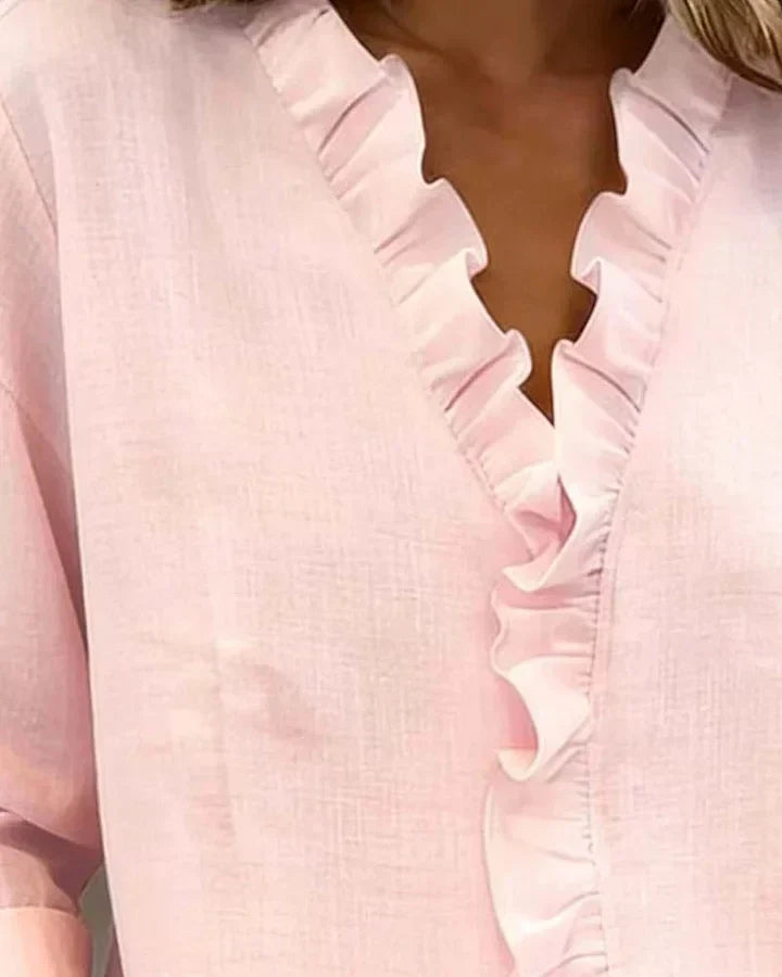 Eleanor | Elegant Ruffle Blouse