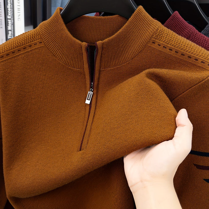 Malcolm | Half-Zip Knit Sweater