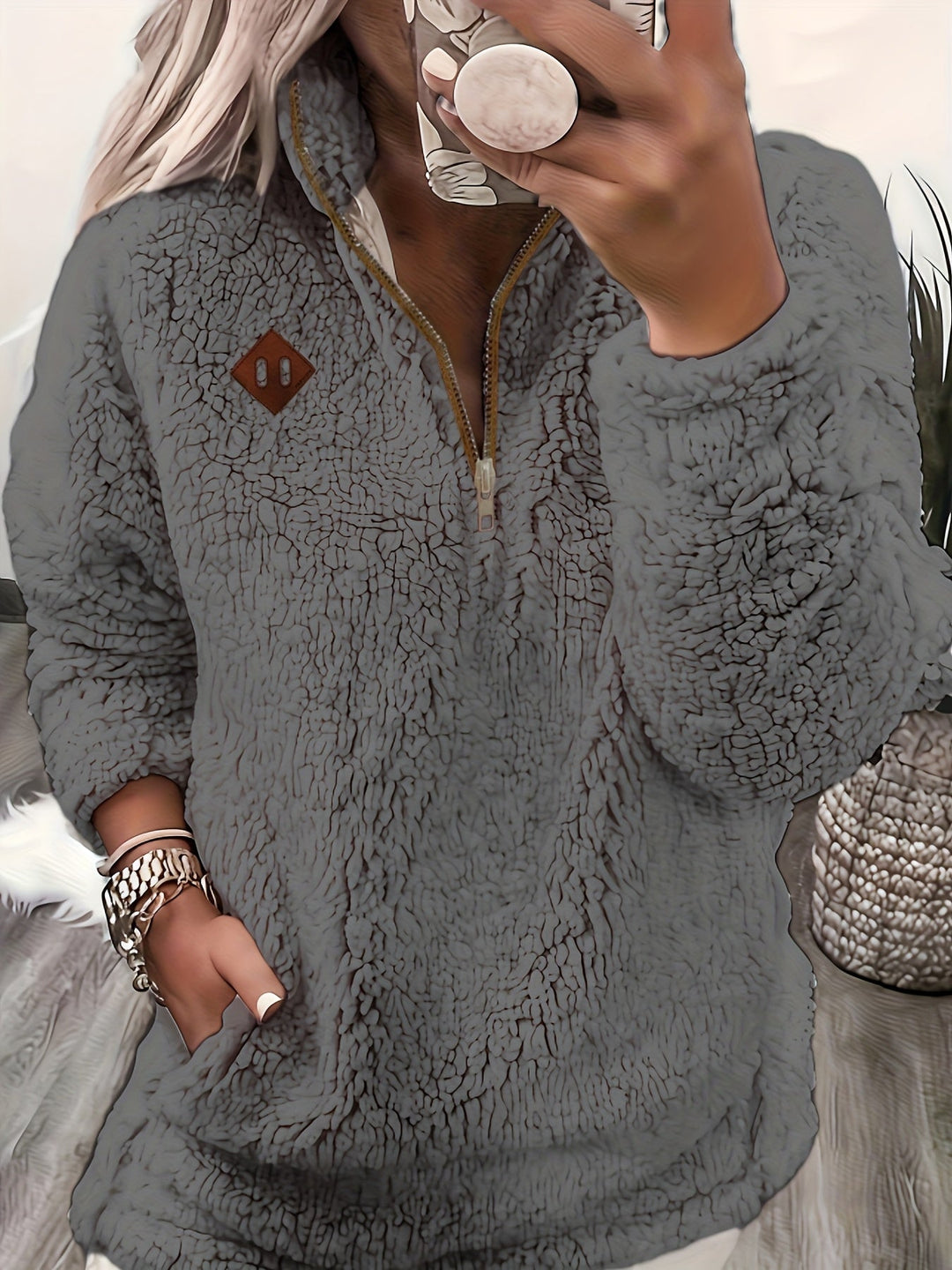 Naomi | Cozy Half-Zip Pullover