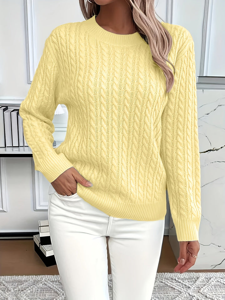 Heather | Cozy Cable-Knit Sweater