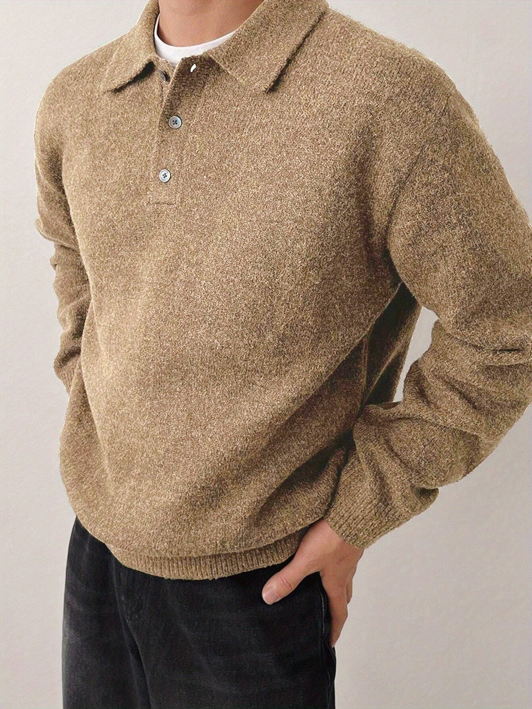 Rowan | Polo Collar Knit Sweater