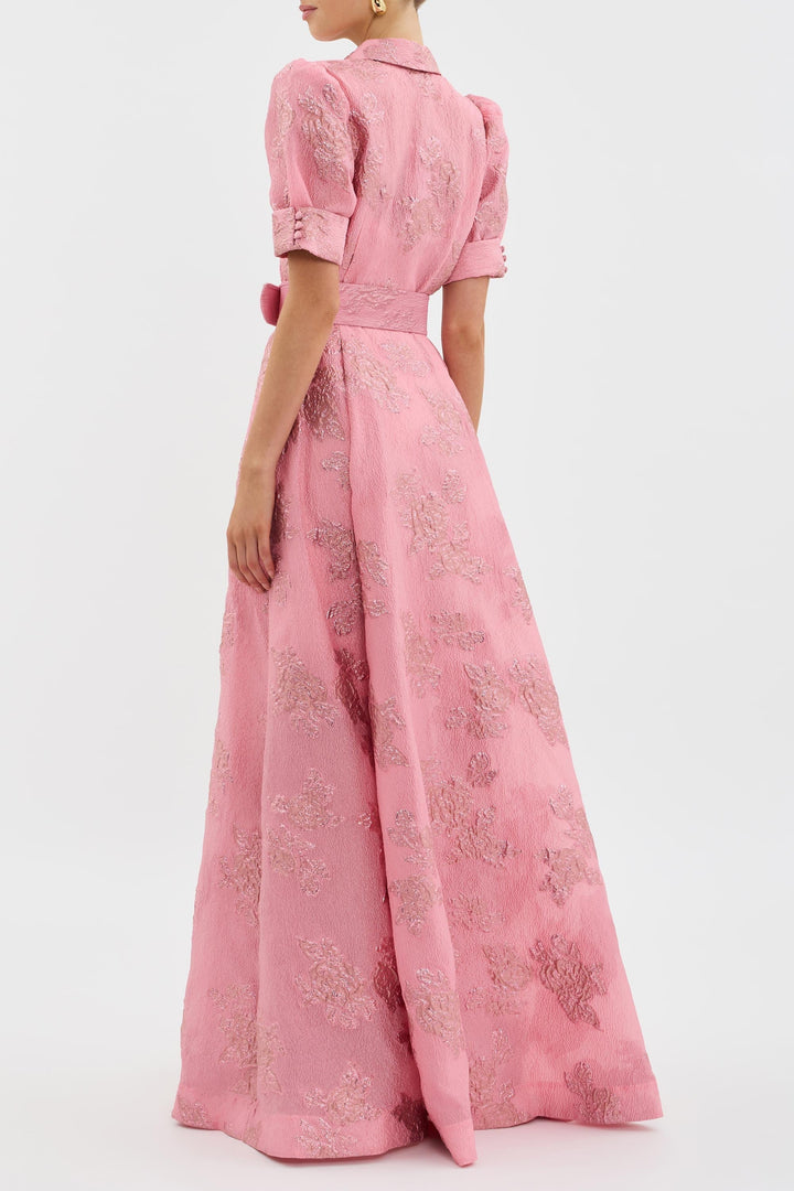Liana | Elegant Short Puffed Sleeves Dress