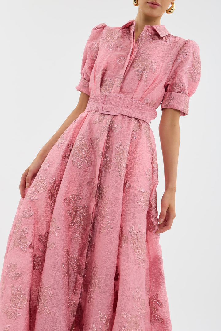Liana | Elegant Short Puffed Sleeves Dress