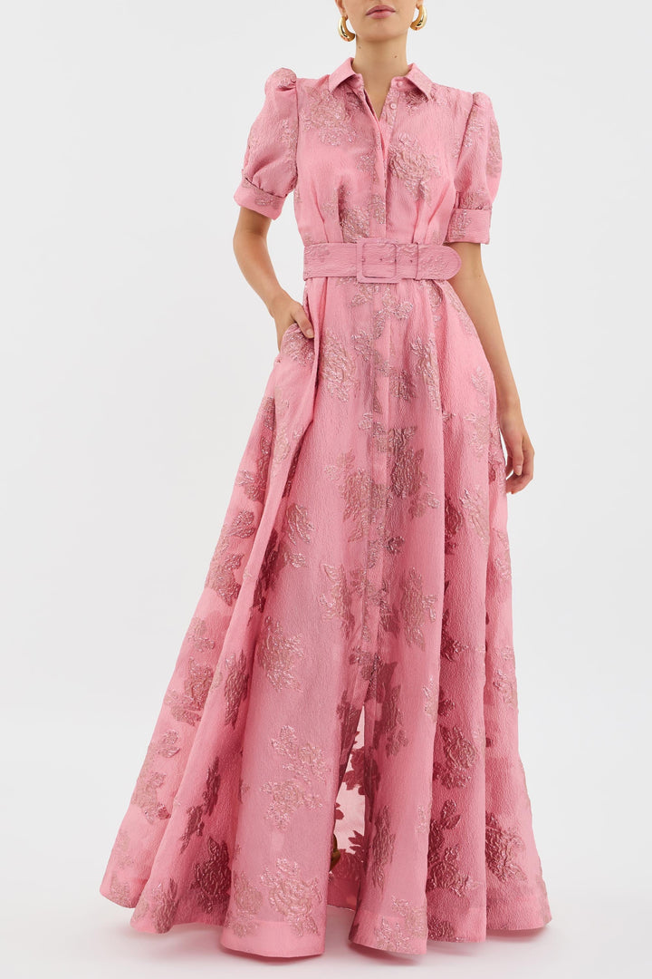 Liana | Elegant Short Puffed Sleeves Dress