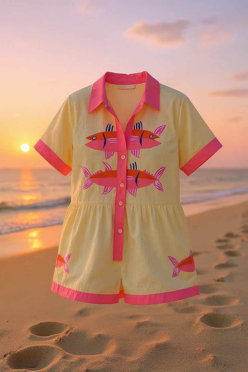 Elena | Printed Summer Two-Piece Set