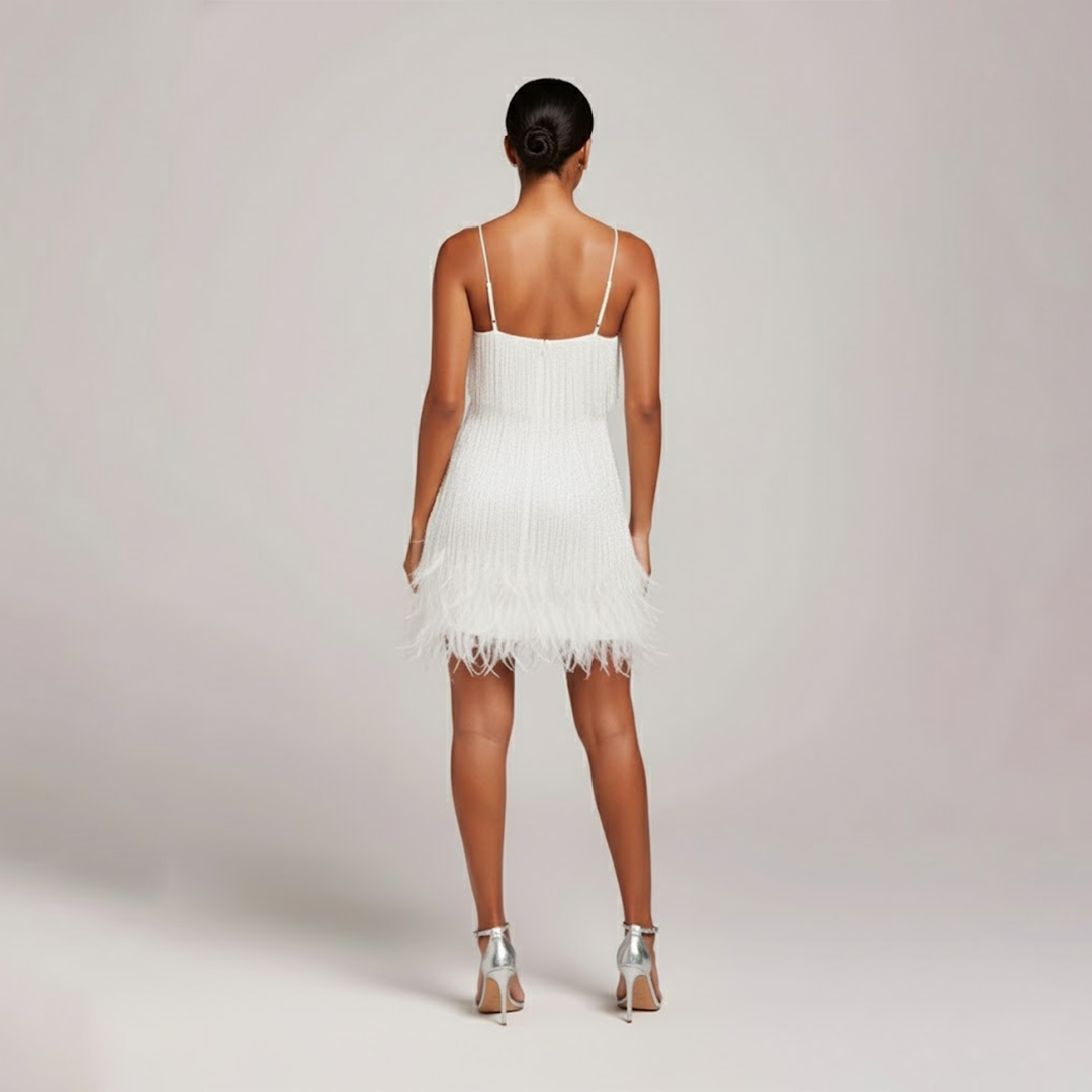 Nadia | Fringed Party Dress