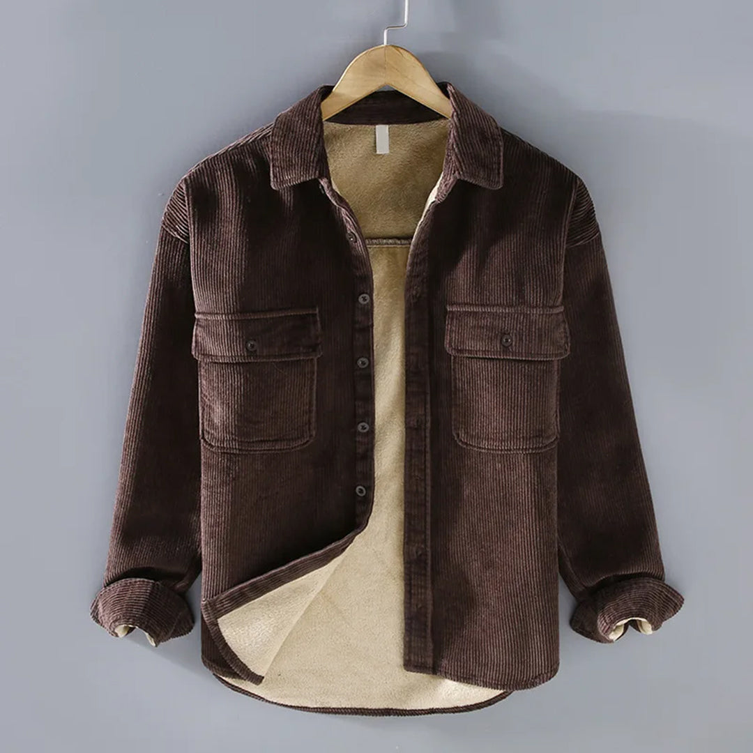 Spencer | Warm Ribbed Overshirt Jacket