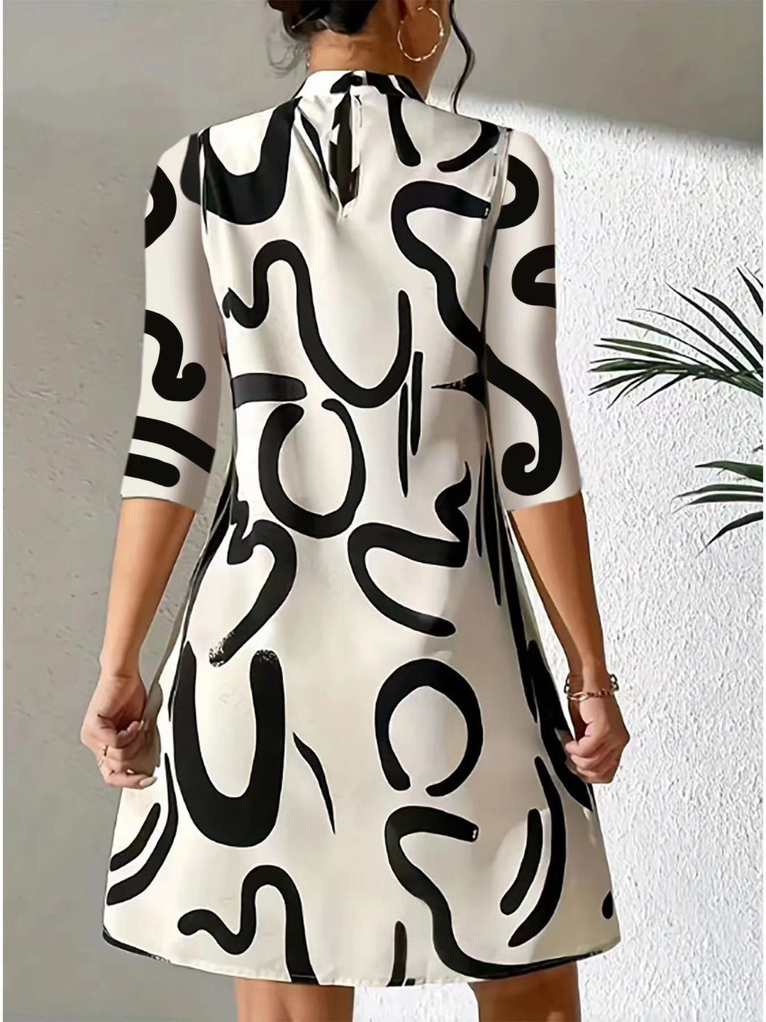 Jessica | Elegant Round Neck Dress