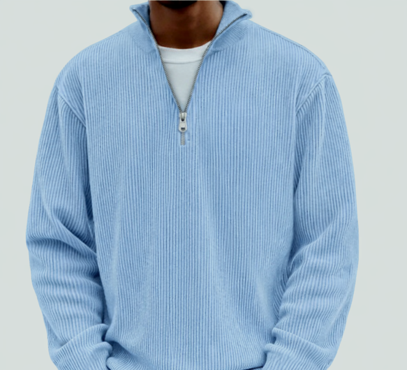 Harlan | Stylish Zipper High Neck Sweater