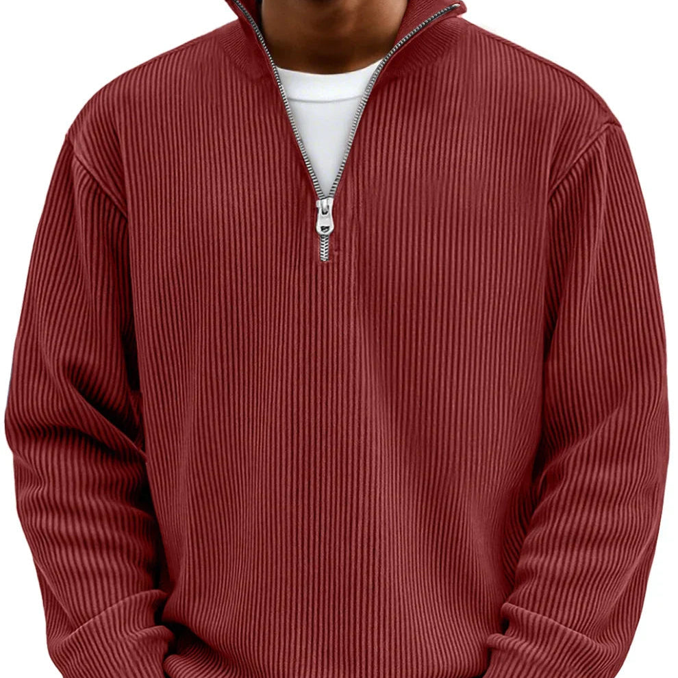 Harlan | Stylish Zipper High Neck Sweater