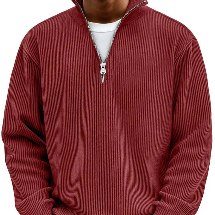 Harlan | Stylish Zipper High Neck Sweater