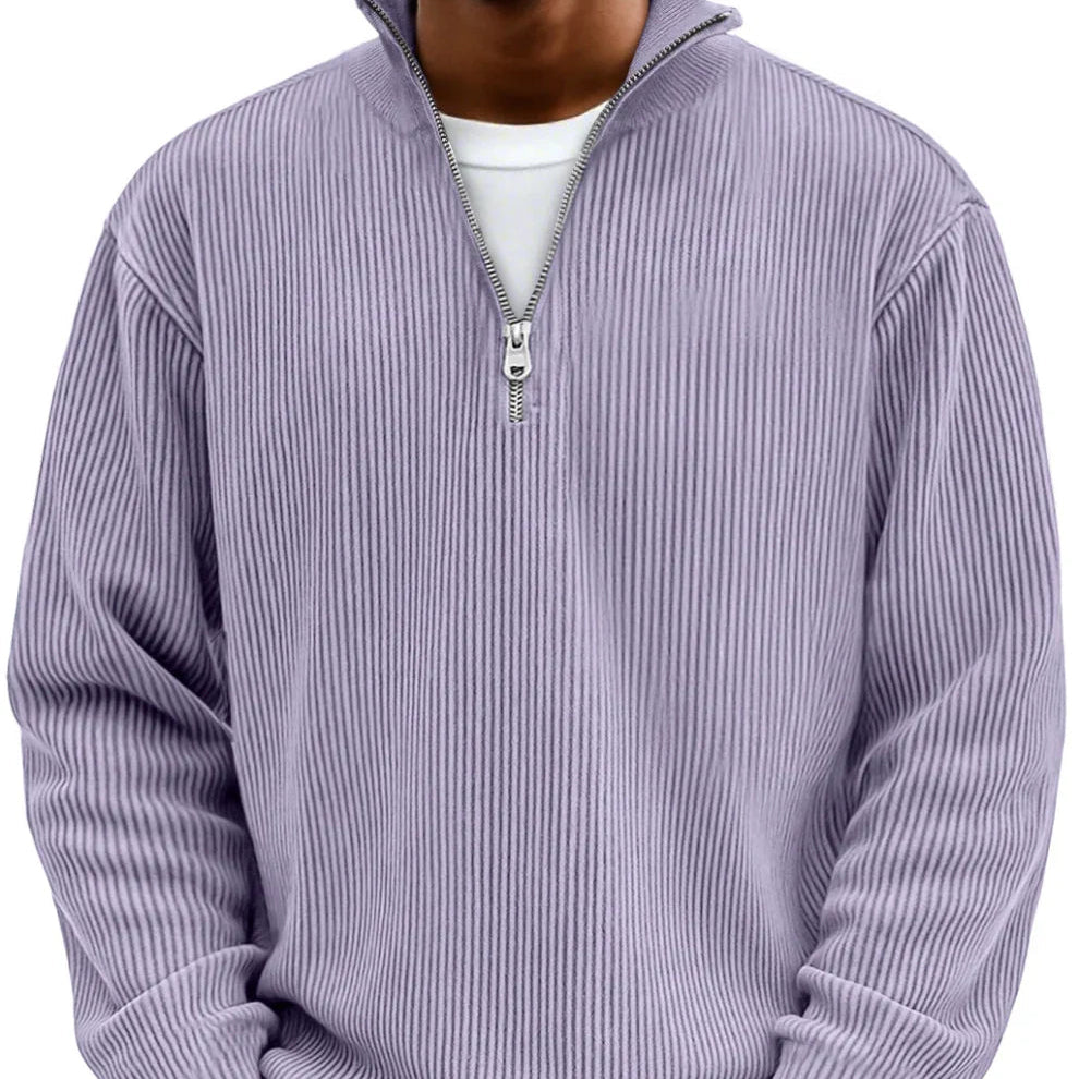 Harlan | Stylish Zipper High Neck Sweater