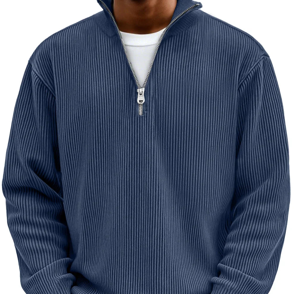 Harlan | Stylish Zipper High Neck Sweater