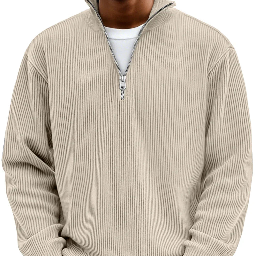 Harlan | Stylish Zipper High Neck Sweater