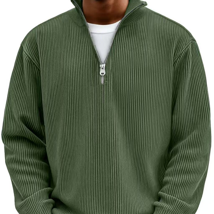 Harlan | Stylish Zipper High Neck Sweater