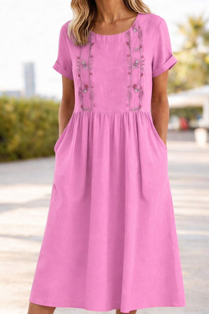 Trixie | Casual Summer Short Sleeve Dress